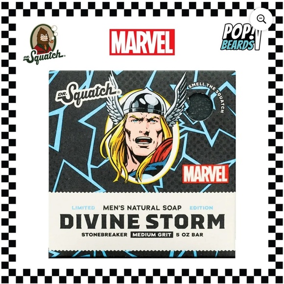 Dr. Squatch Natural Bar Soap Divine Storm (Thor) 5 oz NIB - Picture 1 of 5